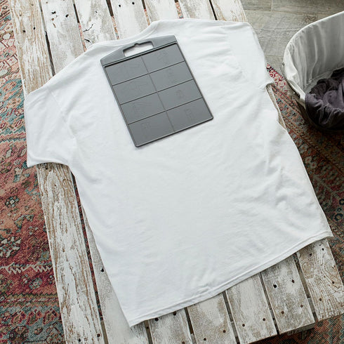 Household Essentials 195 Shirt Folding Board For Laundry | Folds T-Shirts, Polos And Dress Shirts , Black...