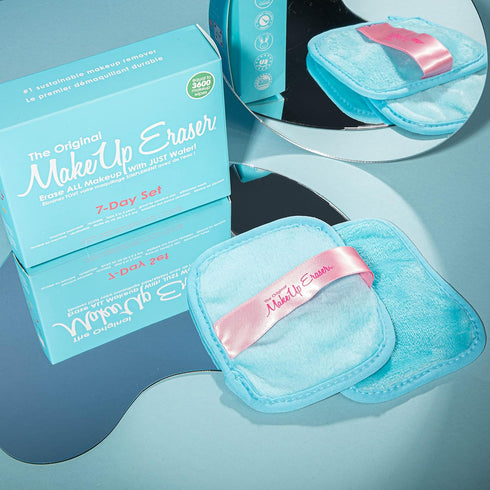 Makeup Eraser The Original, 7-Day Set, Erase All Makeup with Just Water, Including Waterproof Mascara, Eyeliner, Foundation, Lipstick, Sunscreen, ...
