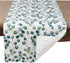 SARO LIFESTYLE Eucalyptus Leaf Table Runner, Eucalyptus, 16"x120"...