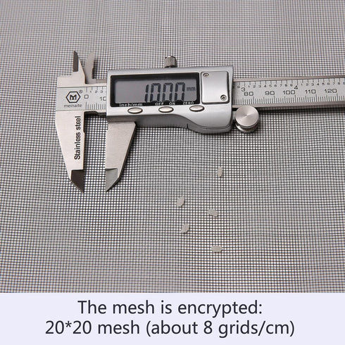 Window Screen Replacement, DIY Adjustable Encrypted Mesh Window Screens Mesh for Window Doors, High Transparency Black mesh, Curtain Net(40''X125'...