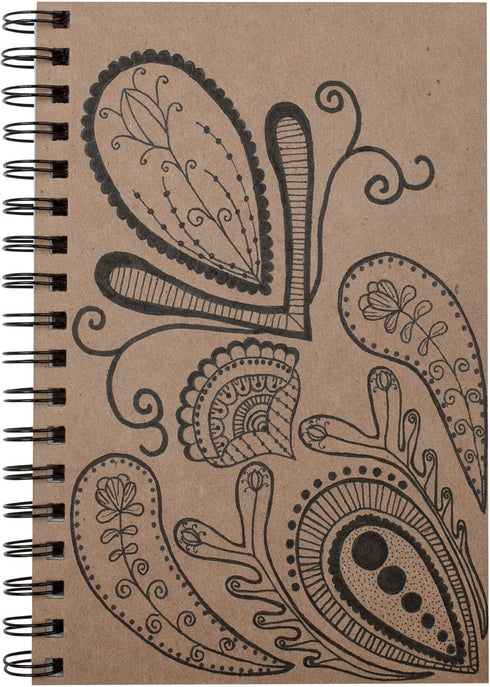 Pacon® PAC4776 Art1st® Create Your Own Cover Sketch Diary, 9" x 6", Natural...