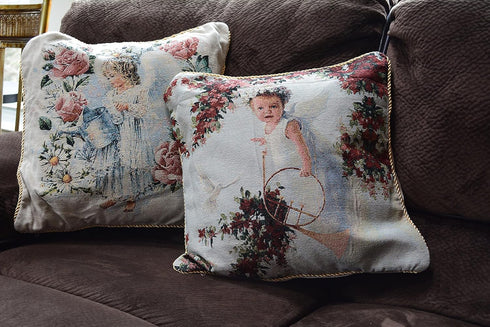 Tache 1 Piece 18 X 18 Inch Cupid's Horn Throw Pillow Cushion Cover...