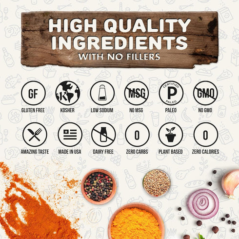 Cheese Flavored Seasoning Mix by FlavorGod - Premium All Natural & Healthy Spice Blend for Chicken, Vegetables, Salad, Pizza, Tacos, & Pasta - Kos...