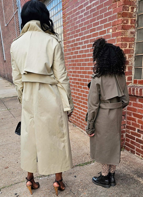 Know Me Girl's Slim Trench Coat Sewing Pattern Packet by Beaute' J'Adore, Design Code ME2070, Sizes 10-12-14-16-18, Multicolor...