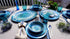 Radiance Teal Melamine 7.5" All Purpose Bowl Set of 6 – Deep Break-Resistant Bowls for Salad, Soup, Pasta, Snacks – Dishwasher Safe, Indoor/Outdoo...