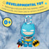 KIDS PREFERRED DC Comics The Batman Multi Sensory Activity Toy with Teethers, Crinkle Textures, and Clip for On The Go Fun for Infant and Baby Boy...