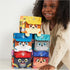 Rubble & Crew Stuffed Animals, Charger, 4-Inch Cube-Shaped Plush Toy for Kids Ages 3 and Up...