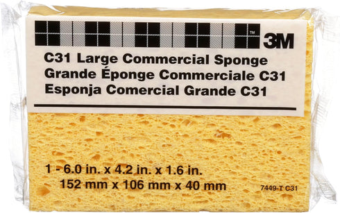 3M C31 Sponge, Large (Pack of 1), Beige...