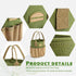 13 Pieces Succulent Tools Kit with Organizer Bag, Gardening Tool Set with Tote,Mini Succulent Garden Tool Kit Succulent Bonsai Planter Set Indoor ...