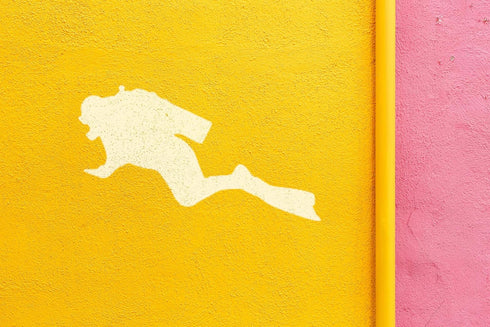 Scuba Diver Stencil, 4" Beautiful Design, Reusable Stencil for Painting Crafts and Decor for Walls, Fabric & Furniture, Recyclable DIY Tool...