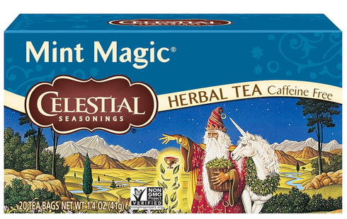 Celestial Seasonings Herbal Tea, Mint Magic, 20 Count...