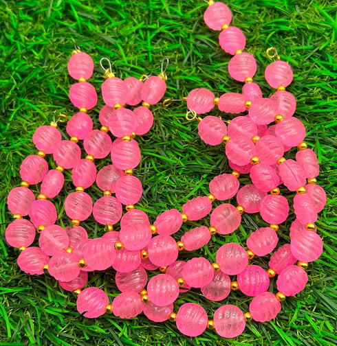 1 Strand Pink Topaz Quartz 17 Pieces Approx Beads Size 10x10mm Shape Curved Cut Carvin Making, Beading & Craft Supplies 7$ST03D134...