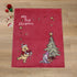 Disney Winnie The Pooh and Piglet Red and Green Holiday Christmas Tree My First Christmas Photo Op Super Soft Baby Blanket...