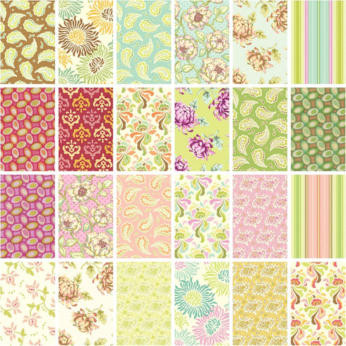 Freshcut Charm Pack (30 Pieces) by Heather Bailey for FreeSpirit 6 x 6 inches (15.2 cm x 15.2 cm cm) Fabric Squares...