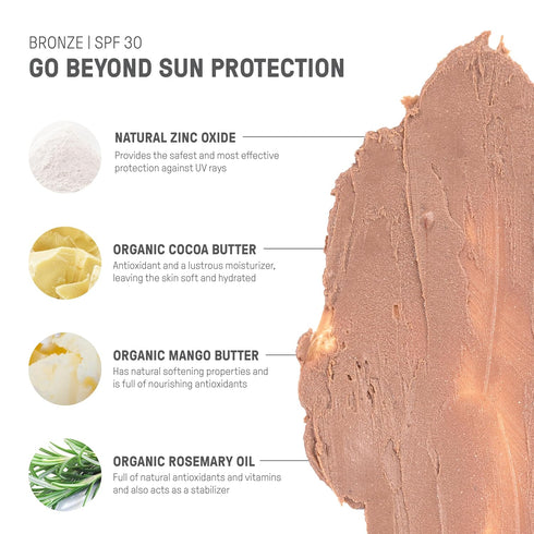 Raw Element Ultra-Moisturizing Tinted Face Cream, Non Toxic Mineral Face Sunscreen, Daily Tinted Moisturizer, Non-Nano Zinc Oxide, Reef Friendly, ...