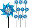 Hausse 10 Pack Reflective Pinwheels with Stakes, Extra Sparkly Pinwheel for Garden Decor, Bird Repellent Devices Deterrent to Scare Birds Away fro...