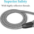 iYoShop 6 FT Durable Slip Lead Dog Leash with Padded Handle and Highly Reflective Threads, Dog Training Leash, (Medium/Large, 35~120 lbs., Grey)...