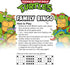 AQUARIUS Teenage Mutant Ninja Turtles Bingo Game - Fun Family Party Game for Kids, Teens and Adults - Entertaining Family Game Night Gift - Offici...