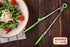 Parve Green Locking Kitchen Tongs – 12” Heavy Duty Multipurpose Tool - Stainless Steel with Non-Stick Silicone Tips - Color Coded Kitchen Tools by...