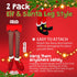 2 Pack Elf Christmas Decorations for Your Vehicle or Fireplace - Hanging Elf Legs for Car Perfect for Holiday Cheer. One Santa Legs and One Elf Le...