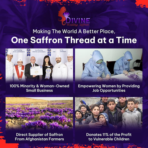 Divine Healing Saffron, Awarded Saffron Threads High Negin Premium grade Saffron Spice Paella, Risotto, Tea's, all Culinary Uses (1.5 Grams)...