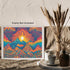 Posterizer 1 pcs- psychedelic funky hippie colorful landscap 6-Abstract & Modern Art-Fantasy & Fiction Art- Living Room Bedroom Decor- unframed wa...