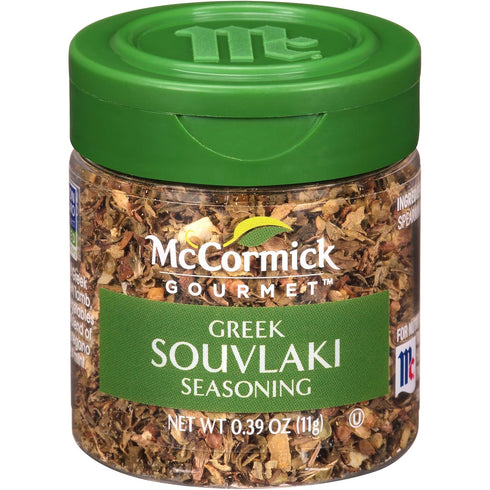 McCormick Gourmet Greek Souvlaki Seasoning, 0.39 Oz (Pack of 6)...