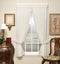 Today's Curtain Versailles Macrame Crushed Window Voile Panel, 84-Inch, Ecru...