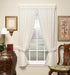Today's Curtain Versailles Macrame Crushed Window Voile Panel, 84-Inch, Ecru...