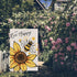 Bee Happy Garden Flag 12x18 Double Sided Vertical, Burlap Small Welcome Spring Summer Positive Garden Yard House Flags with Sunflower Decor Outsid...
