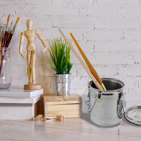 US Art Supply Stainless Steel Leak-Proof Deluxe Brush Washer...