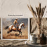 Posterizer 1 pcs- Cowboy riding a brown and white horse-Art for Animal Lovers- Gift for Men Women Entrepreneur Teens-decor for Bedroom, Office, Li...