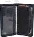 Leatherboss Genuine Leather Slim Checkbook Zipper Cover Holder for men women, Black...