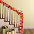 2 Pack Fall Maple Leaf Garland Artificial Maple Garland, Autumn Hanging Fall Leave Vines for Indoor Outdoor Wedding Thanksgiving Dinner Party Deco...