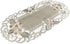 Embroidered Gold Daisy Fleur Latte Table Runner, Dresser Scarf, Coffee Table Runner, Doily (12.5Wx26L)...