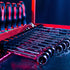 Olsa Tools Wall-Mounted Wrench Rack - Red Anodized Aluminum Rail with Black Clips - Stores 14 SAE or Metric Wrenches Securely - Professional Organ...