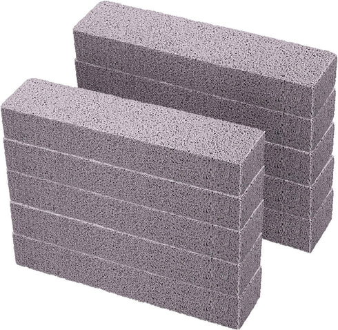 Pumice Sticks Pumice Scouring Pad for Cleaning, Grey Pumice Stick Cleaner for Removing Toilet Bowl Ring, Bath, Household, Kitchen, Spa, Pool, Hous...