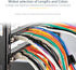 StarTech.com 2ft CAT6 Ethernet Cable - Black CAT 6 Gigabit Ethernet Wire -650MHz 100W PoE RJ45 UTP Network/Patch Cord Snagless w/Strain Relief Flu...