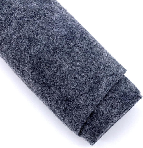 Craft Felt Fabric by The Yard - 72" Wide & 1.6mm Thick Acrylic Felt - Soft and Durable Charcoal Felt Fabric for DIY Arts & Crafts, Decorations and...