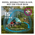 Thermacell Mosquito Portable Repeller; Includes 12-Hour Refill; 15 Foot Zone of Protection; Highly Effective Mosquito Repellent; Deet Free Bug Spr...