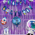 Purple Tinsel Curtain Party Backdrop - GREATRIL Foil Fringe Curtain Party Photo Booth Streamers for Hunters Mermaid Themed Decorations - 1m x 2.5m...