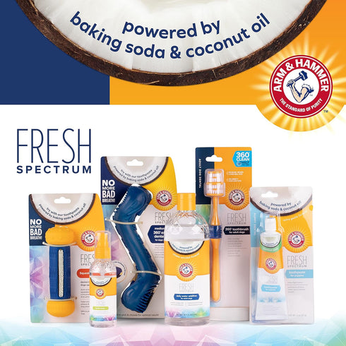 Arm & Hammer for Pets Fresh Spectrum 360 Degree Dentamax Bone, Medium/Large - 7 pcs | Arm and Hammer Baking Soda Dog Dental Bone Chew Treat | Dent...
