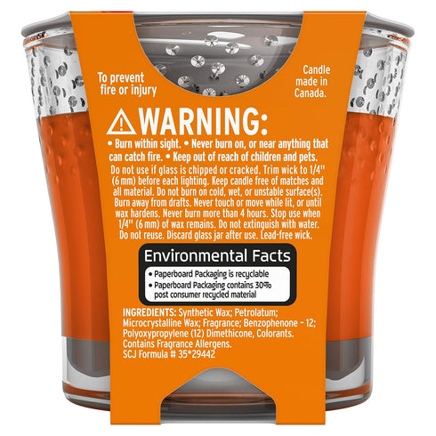 Glade Candle Jar Air Freshener, Toasty Pumpkin Spice 3.4 Oz...