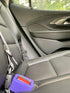 BPA-Free Car Seat Belt Buckle Booster (Size: Short, Model: Side Slit) - Snaps Around Receptacle - Gift Fun Kid Safety Stickers - Raises and Stabil...