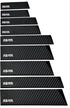 Asaya Professional Knife Edge Guards -Universal Blade Covers - Extra Strength, ABS Plastic and BPA-Free Felt Lining, non-Toxic and Food Safe - Kni...