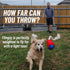 Made in USA Flingsy Dog Ball Launcher and Rope Tug Fetch Thrower Combination Throwing Toy with 100-Percent Natural Cotton Rope...
