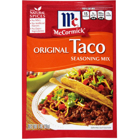 McCormick Taco Seasoning Mix, 1 Ounce (Pack of 12)...