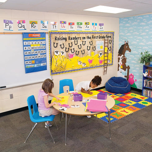 Fadeless Bulletin Board Paper, Fade-Resistant Paper for Classroom Decor, 48” x 12’, Weathered Wood, 1 Roll...