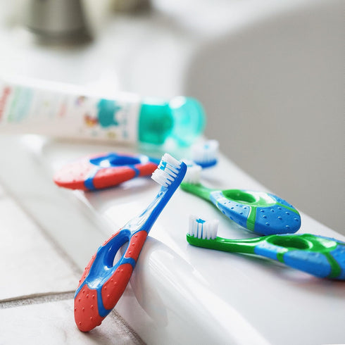 Farber Baby Toddler Toothbrushes Set – Infant Toothbrush 6 Pack with Compact Soft Bristles and Easy Grip Handle Includes 2 Suction Cup Toothbrush ...