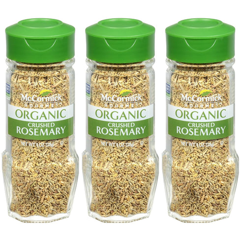 McCormick Gourmet Organic Crushed Rosemary, 1 oz (Pack of 3)...